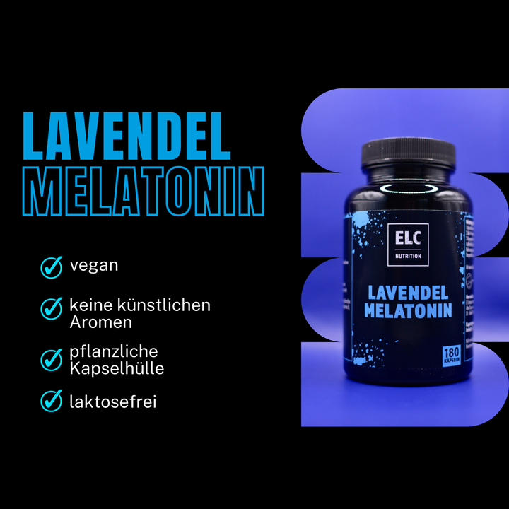 LAVENDEL MELATONIN KAPSELN 180 Stück
